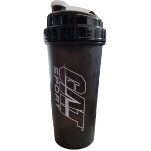 GAT SPORT SHAKER CUP Protein/Supplement/Blender/Mixer Cup Black BPA Free  25oz